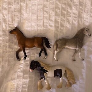 Schleich horse set of 3